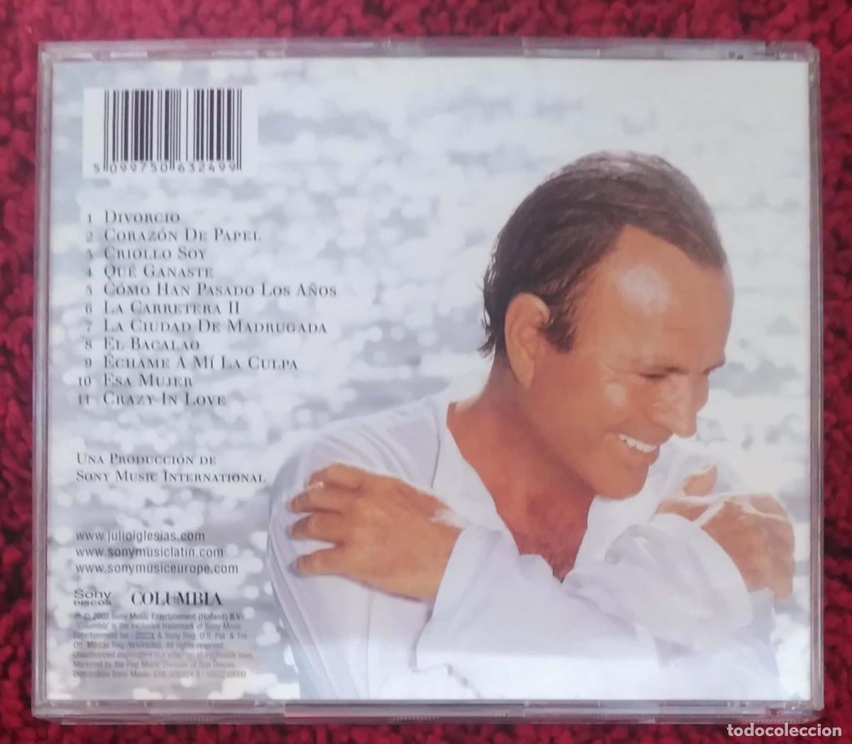 CDs de m&uacute;sica: JULIO IGLESIAS (DIVORCIO) CD 2003 - Foto 2