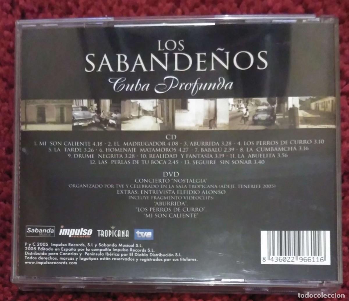 CDs de m&uacute;sica: LOS SABANDE&Ntilde;OS (CUBA PROFUNDA) CD + DVD 2005 - Foto 2