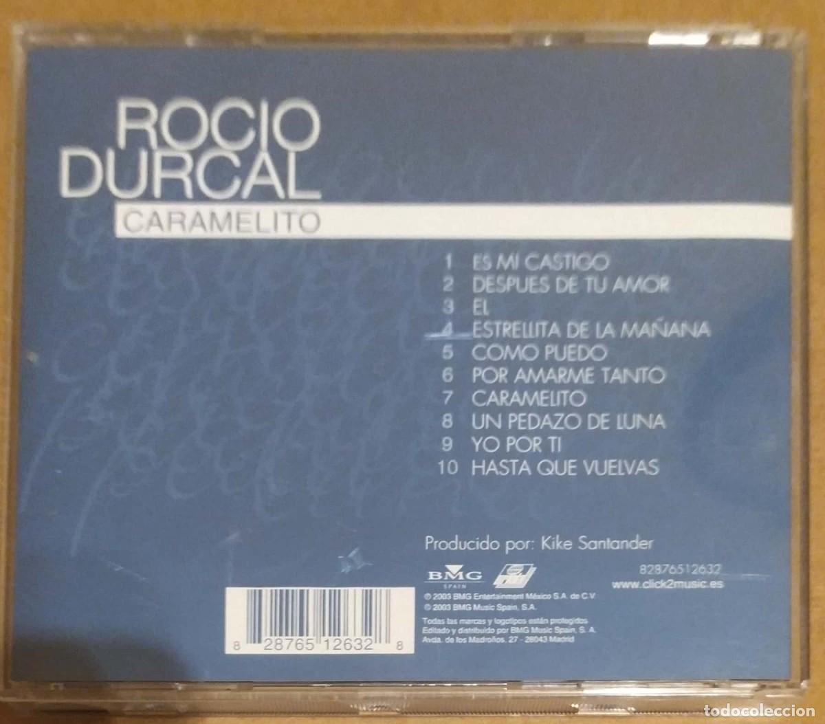 CDs de m&uacute;sica: ROCIO DURCAL (CARAMELITO) CD 2003 - Foto 2