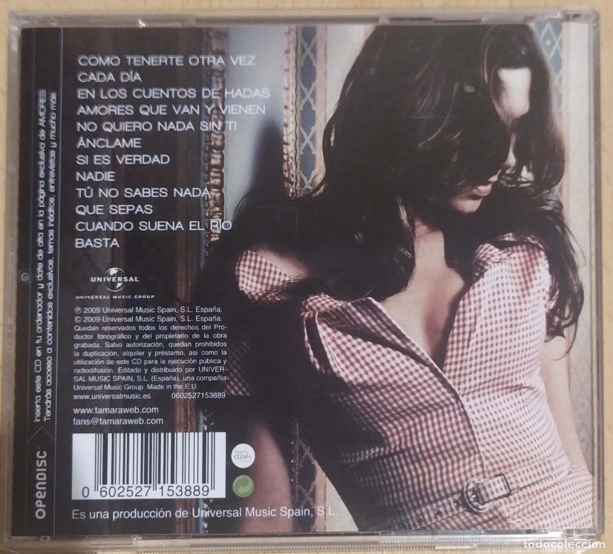 CDs de m&uacute;sica: TAMARA (AMORES) CD 2009 - Foto 2