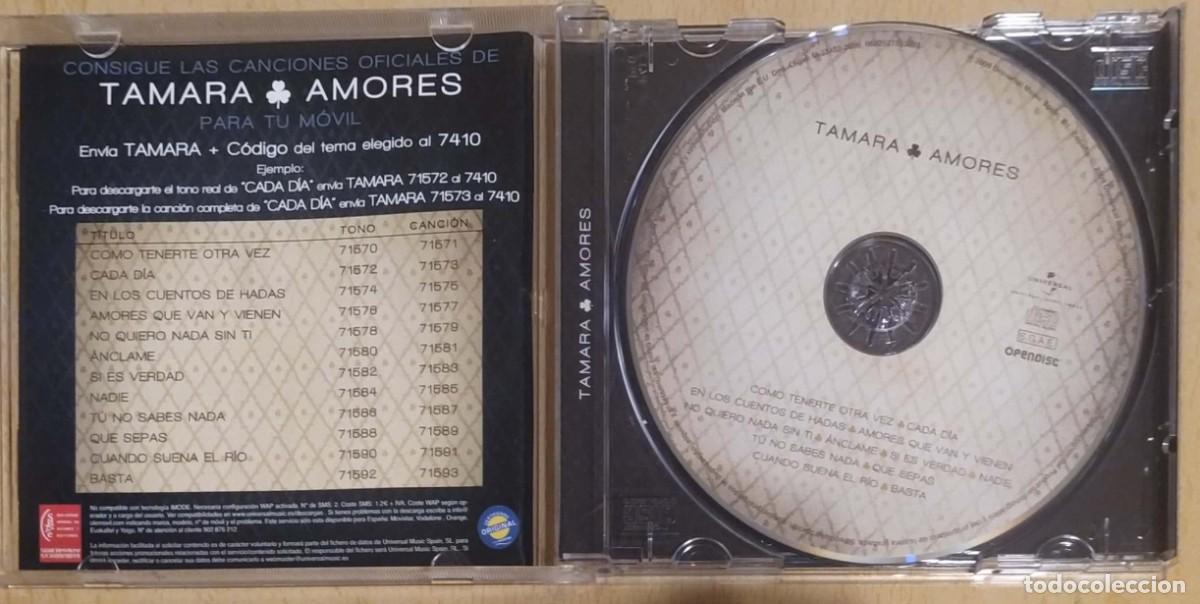 CDs de m&uacute;sica: TAMARA (AMORES) CD 2009 - Foto 3