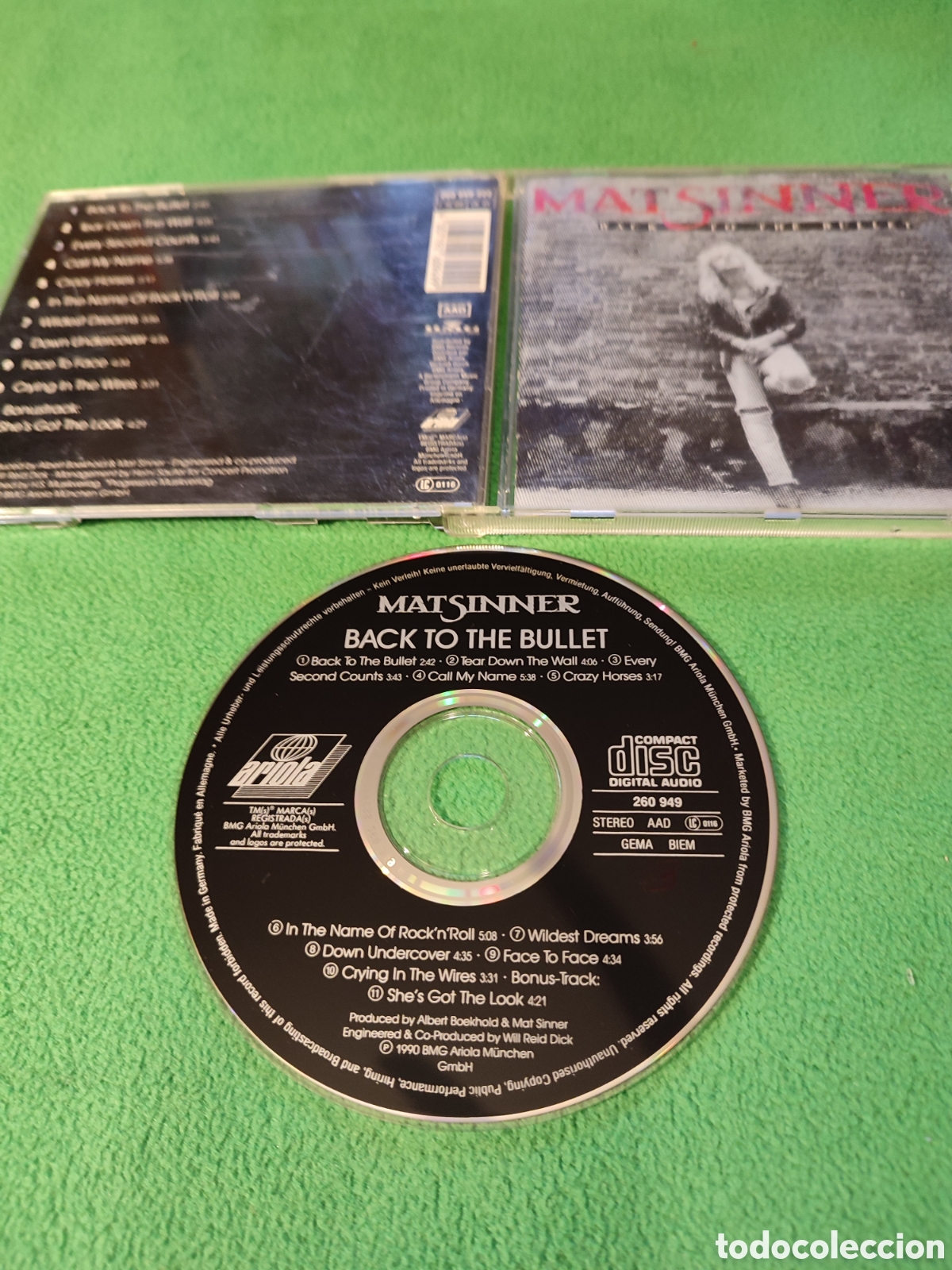 CDs de m&uacute;sica: Mat Sinner - Back to the bullet - Foto 2