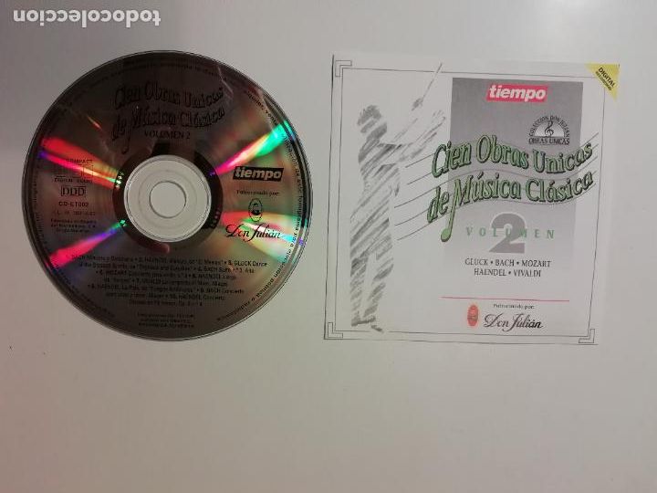 CDs de M&uacute;sica: Cien obras &uacute;nicas de M&uacute;sica Cl&aacute;sica Vol 2 Tiempo Colecci&oacute;n Don Juli&aacute;n 1992