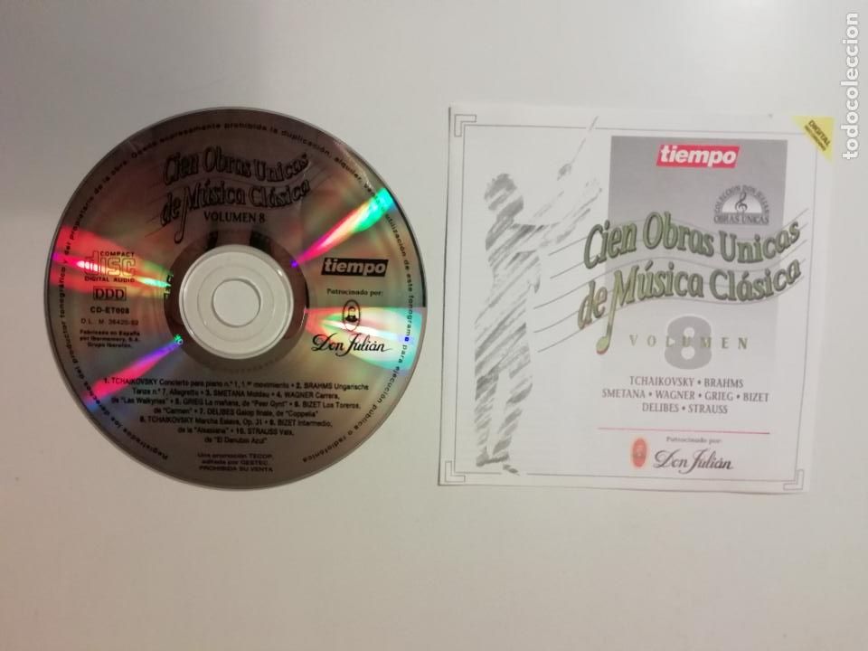 CDs de M&uacute;sica: Cien obras &uacute;nicas de M&uacute;sica Cl&aacute;sica Vol 8 Tiempo Colecci&oacute;n Don Juli&aacute;n 1992