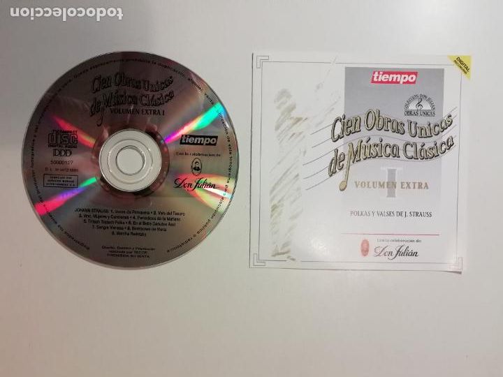 CDs de M&uacute;sica: Cien obras &uacute;nicas de M&uacute;sica Cl&aacute;sica Vol extra I Tiempo Colecci&oacute;n Don Juli&aacute;n 1992
