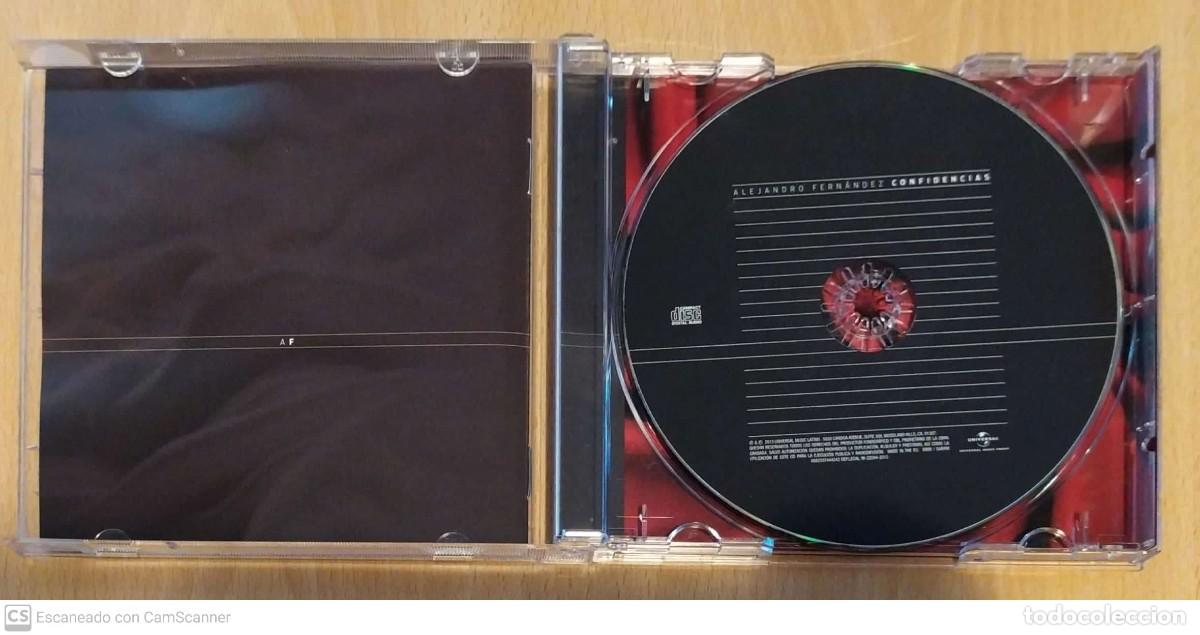 CDs de m&uacute;sica: ALEJANDRO FERNANDEZ (CONFIDENCIAS) CD 2013 - Foto 3