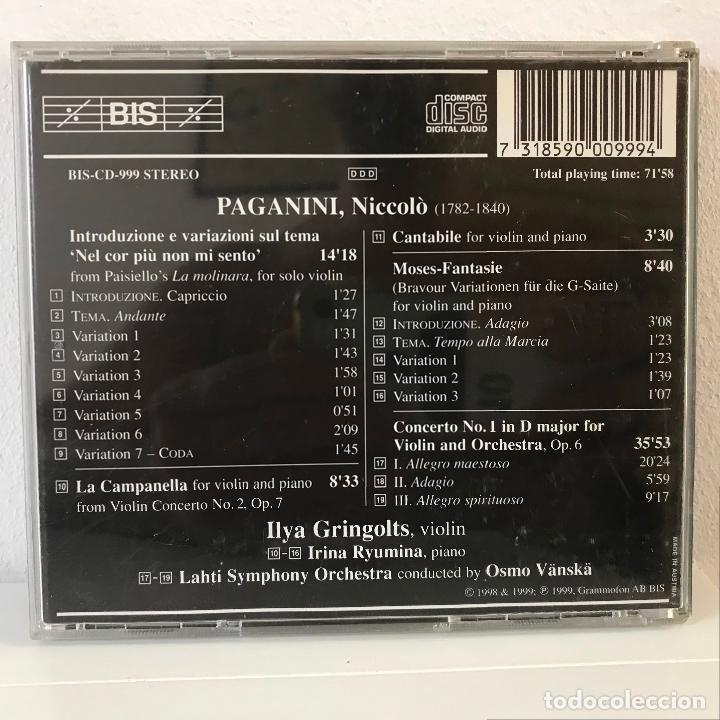 CDs de m&uacute;sica: Paganini. Ilya Gringolts. CD - Foto 2