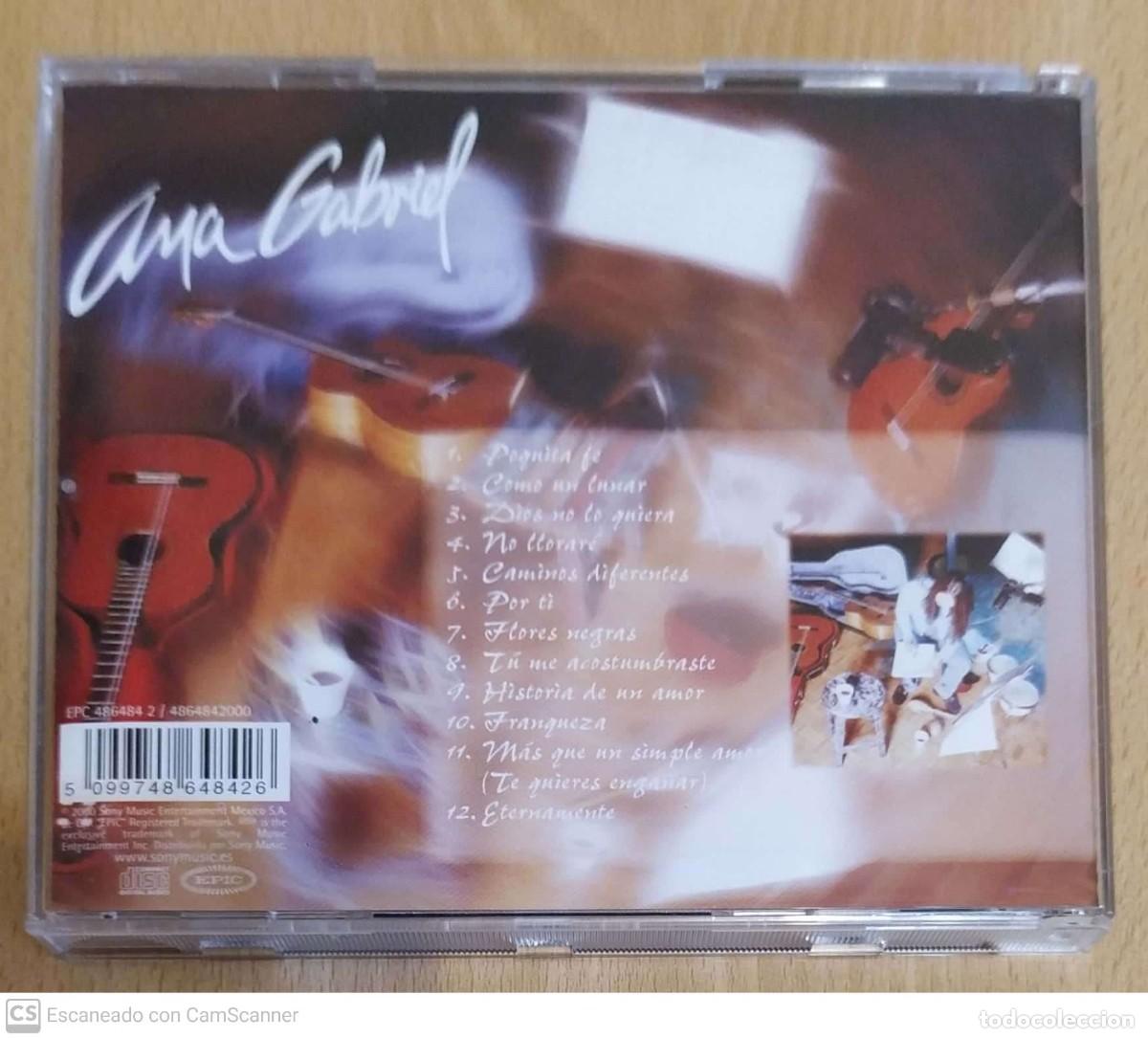 CDs de m&uacute;sica: ANA GABRIEL (ETERNAMENTE) CD 2000 - Foto 2