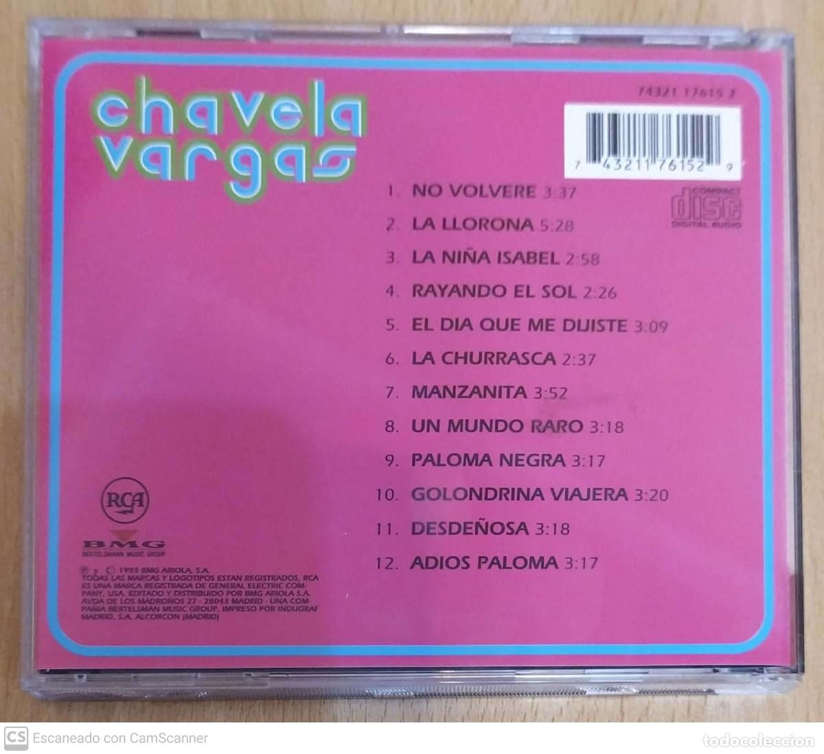 CDs de m&uacute;sica: CHAVELA VARGAS (CHAVELA VARGAS) CD 1993 - Foto 2