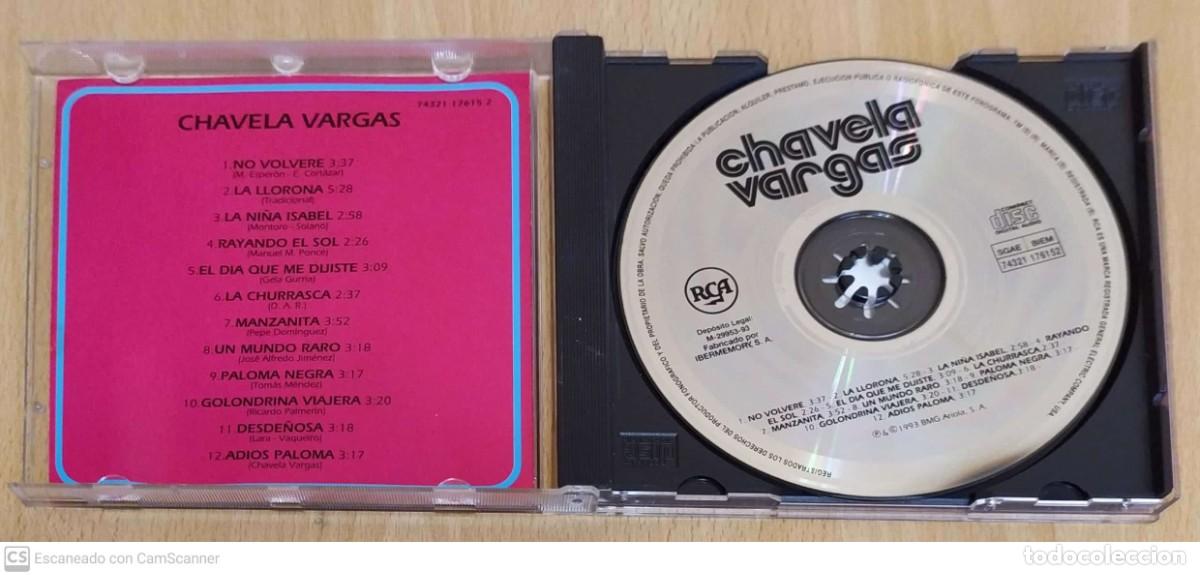 CDs de m&uacute;sica: CHAVELA VARGAS (CHAVELA VARGAS) CD 1993 - Foto 3
