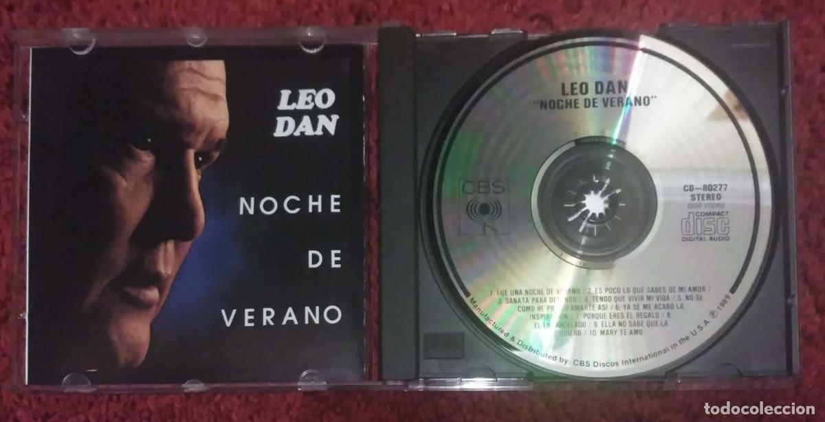 CDs de m&uacute;sica: LEO DAN (NOCHE DE VERANO) CD 1990 - Foto 3