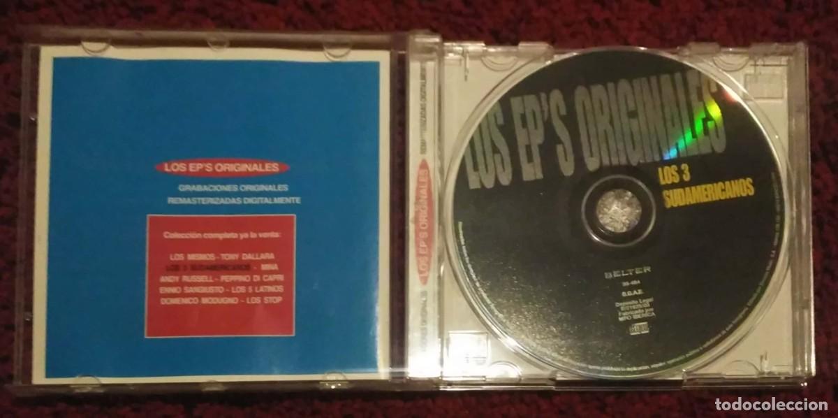 CDs de m&uacute;sica: LOS 3 SUDAMERICANOS (LOS EPs ORIGINALES) CD 2003 - Foto 3