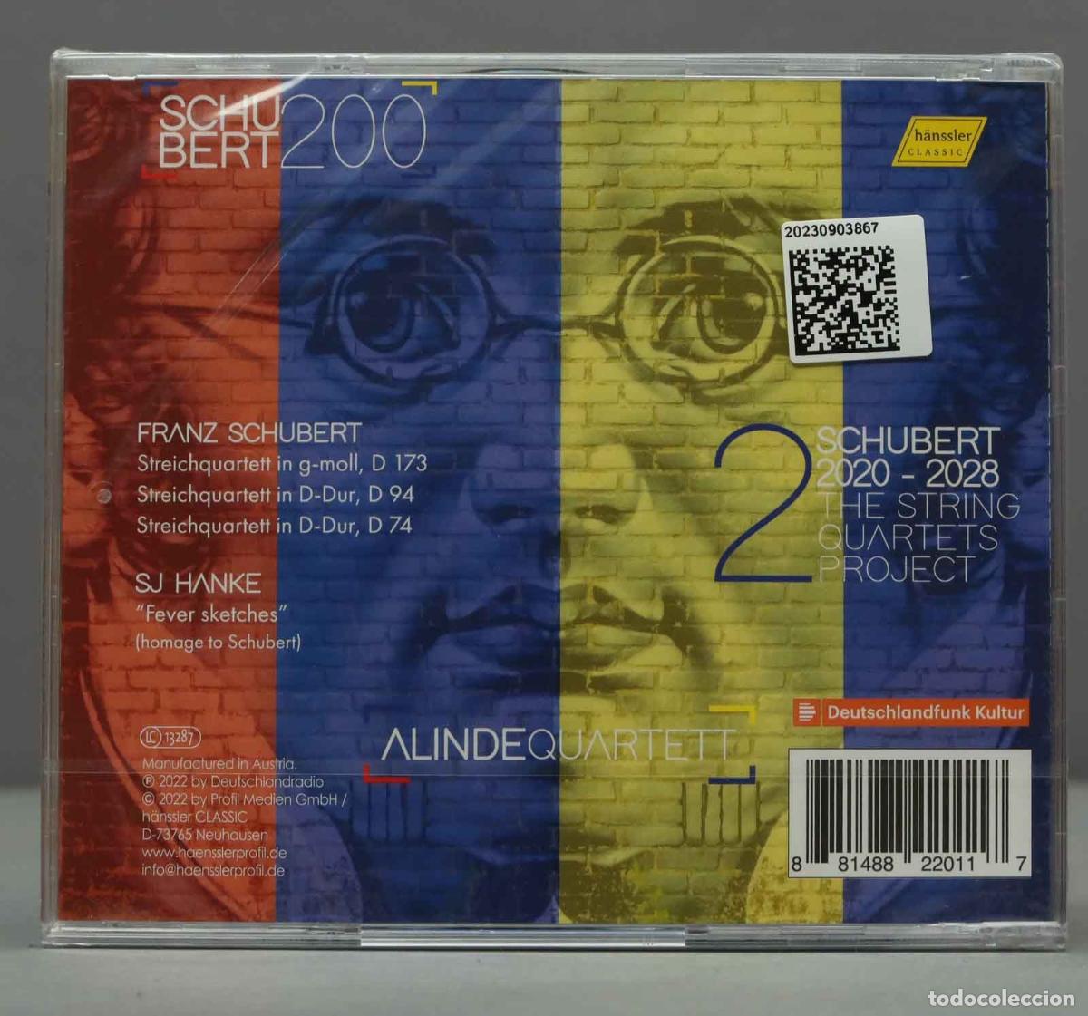 CDs de m&uacute;sica: CD. Alinde Quartett - Franz Schubert: The String Quartett. PRECINTADO - Foto 2