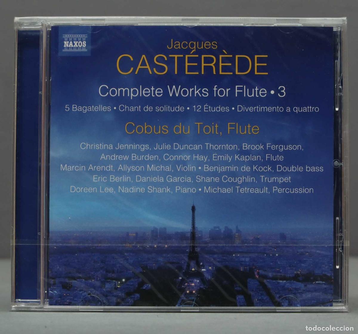 CD de M&uacute;sica: CD. CASTEREDE FLUTE WORKS VOL. 3 . PRECINTADO