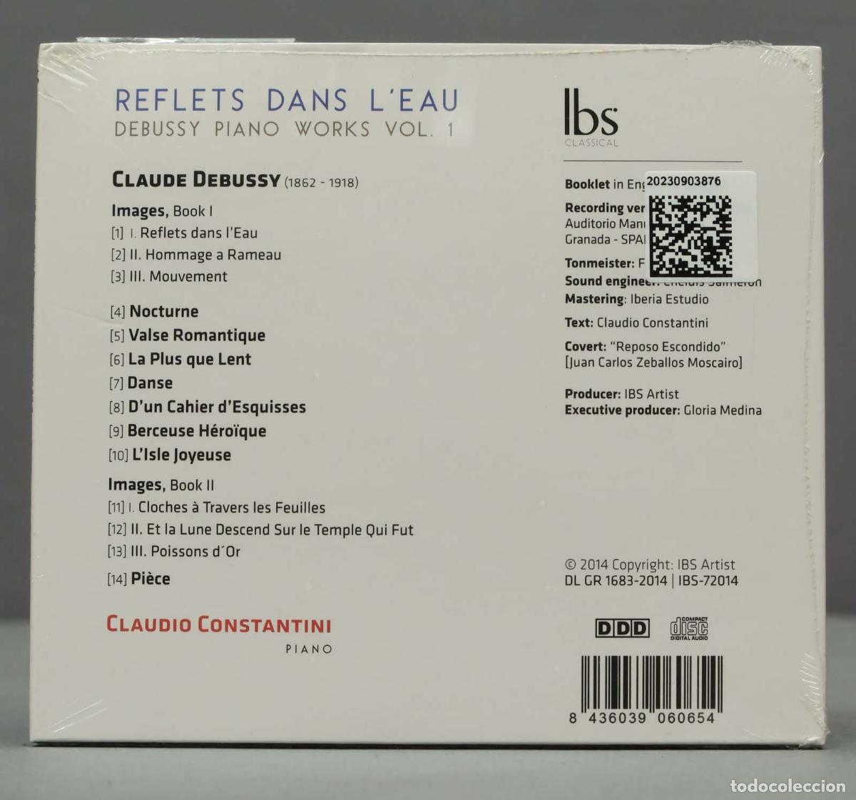 CDs de m&uacute;sica: CD. DEBUSSY: Reflets dans L&acute;eau. PRECINTADO - Foto 2