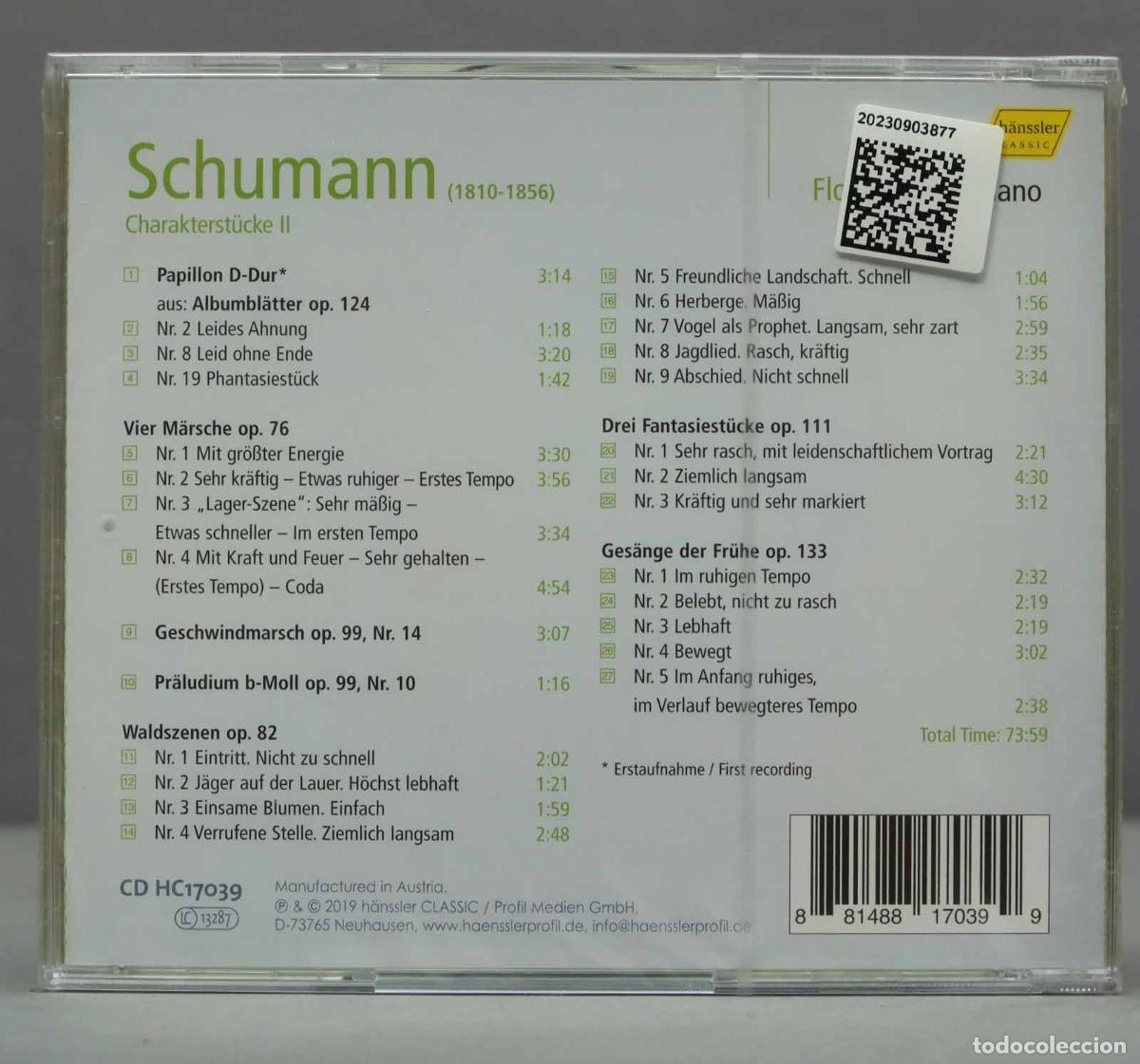 CDs de m&uacute;sica: CD. Schumann: Charakterstcke II. PRECINTADO - Foto 2