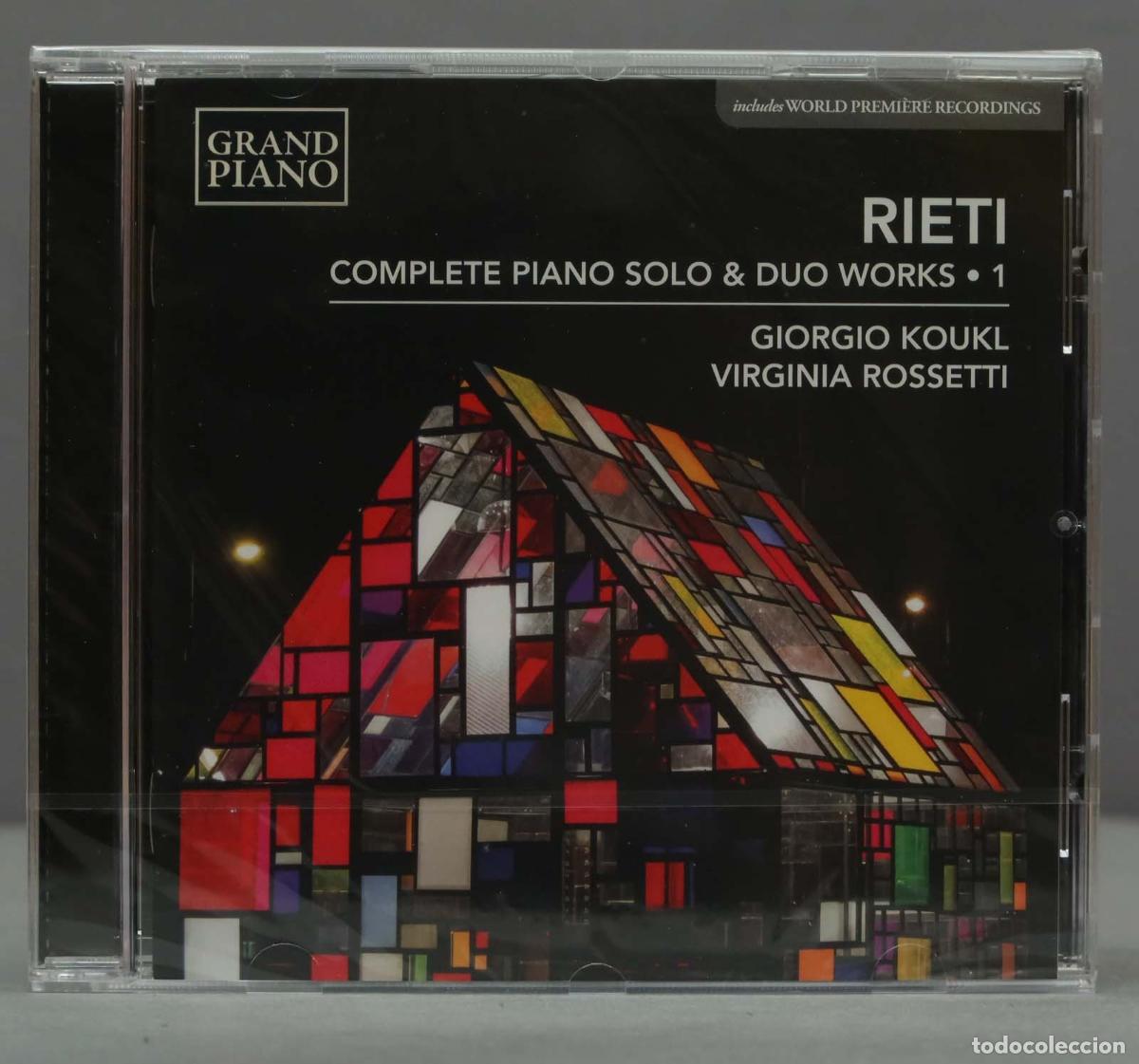 CD di Musica: CD. Vittorio Rieti: Complete Piano Solo AND Duo Works - Volume 1. PRECINTADO