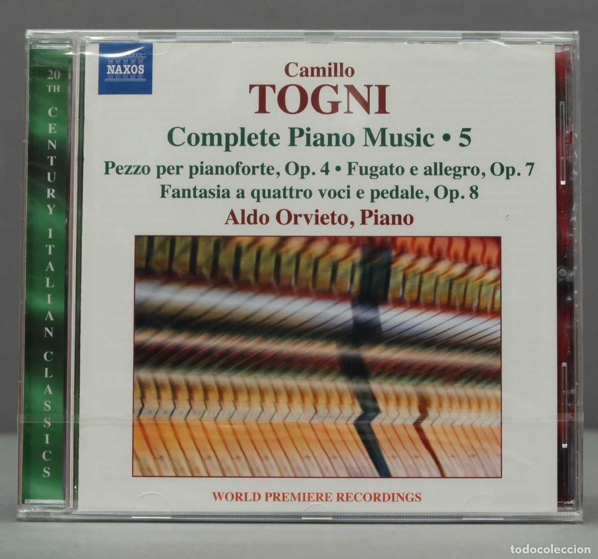 Musik-CDs: CD. TOGNI :PIANO SONATAS VOL.5. PRECINTADO