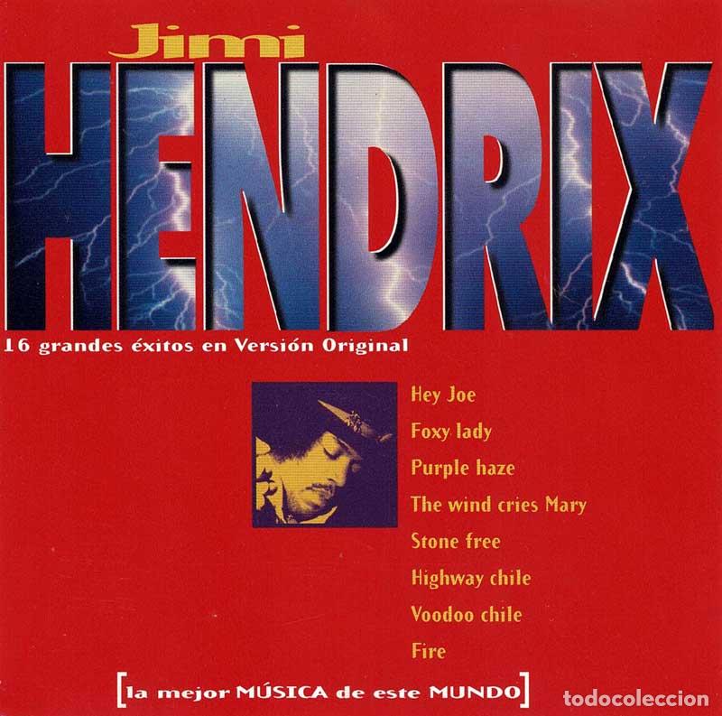 CDs de m&uacute;sica: Jimi Hendrix - 16 Grandes Exitos en Versi&oacute;n Original. CD - Foto 1