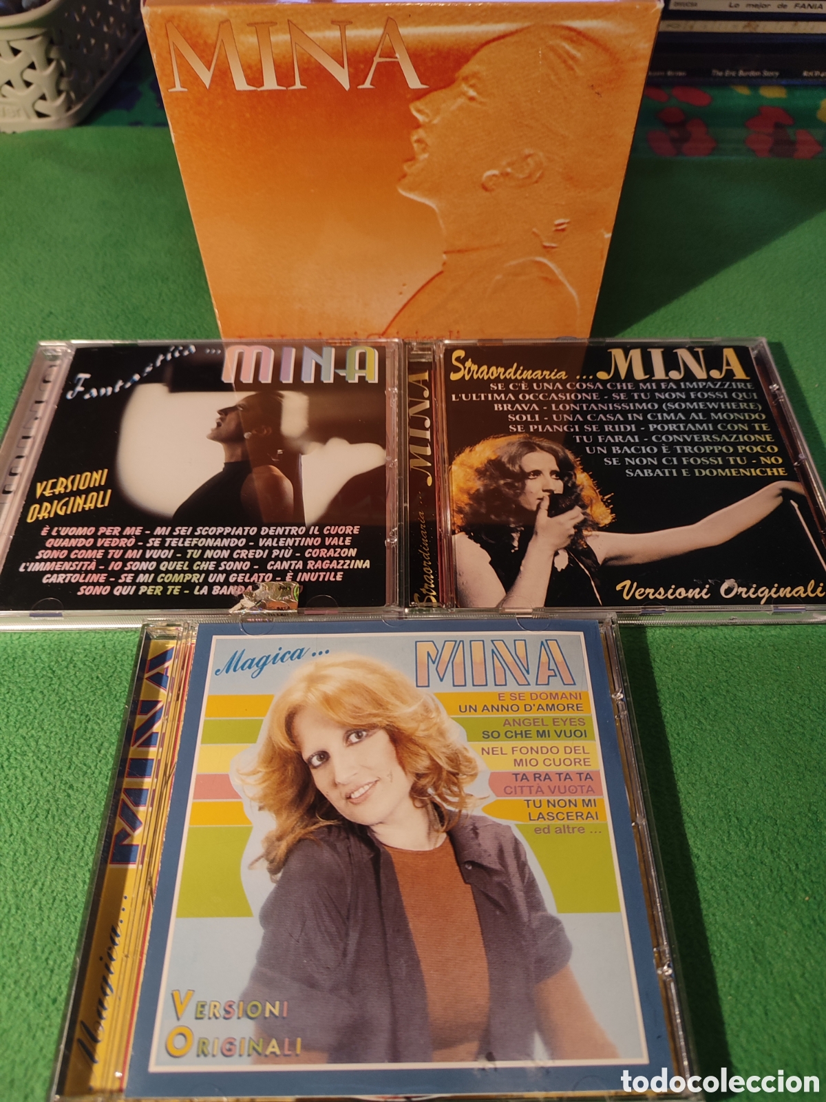 CDs de m&uacute;sica: Mina - Le versioni originali 3 Cd con estuche - Foto 3