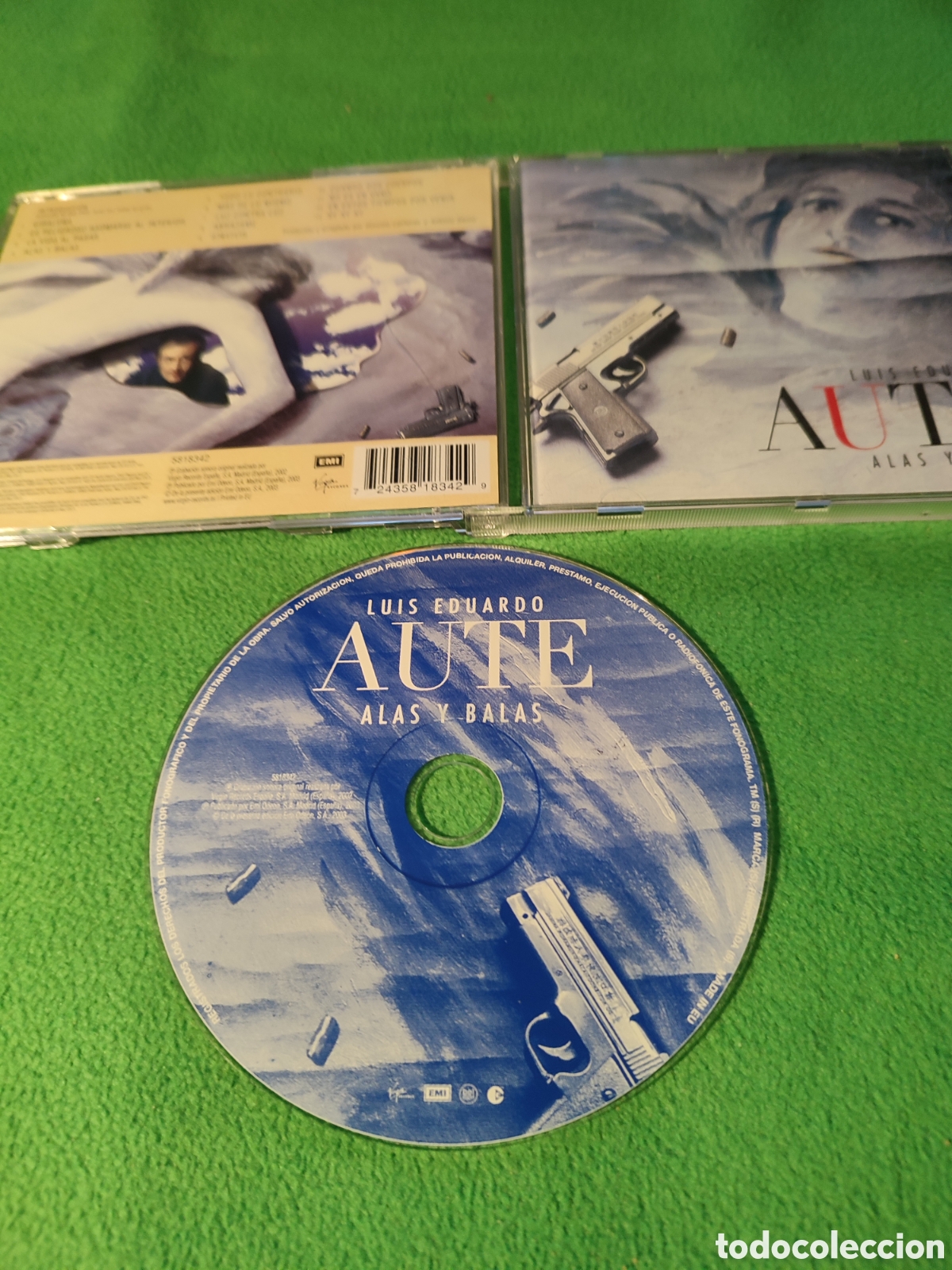 CDs de m&uacute;sica: Luis Eduardo Aute - Alas y balas - Foto 2