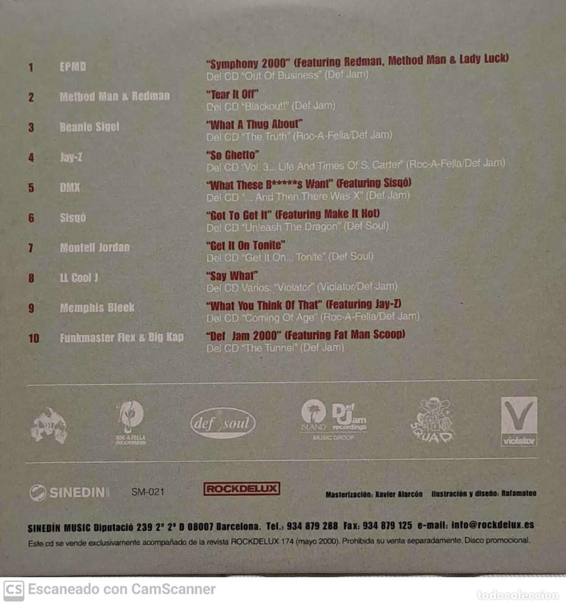 CDs de m&uacute;sica: Various &lrm;&ndash; Def Jam 2000 - Foto 2