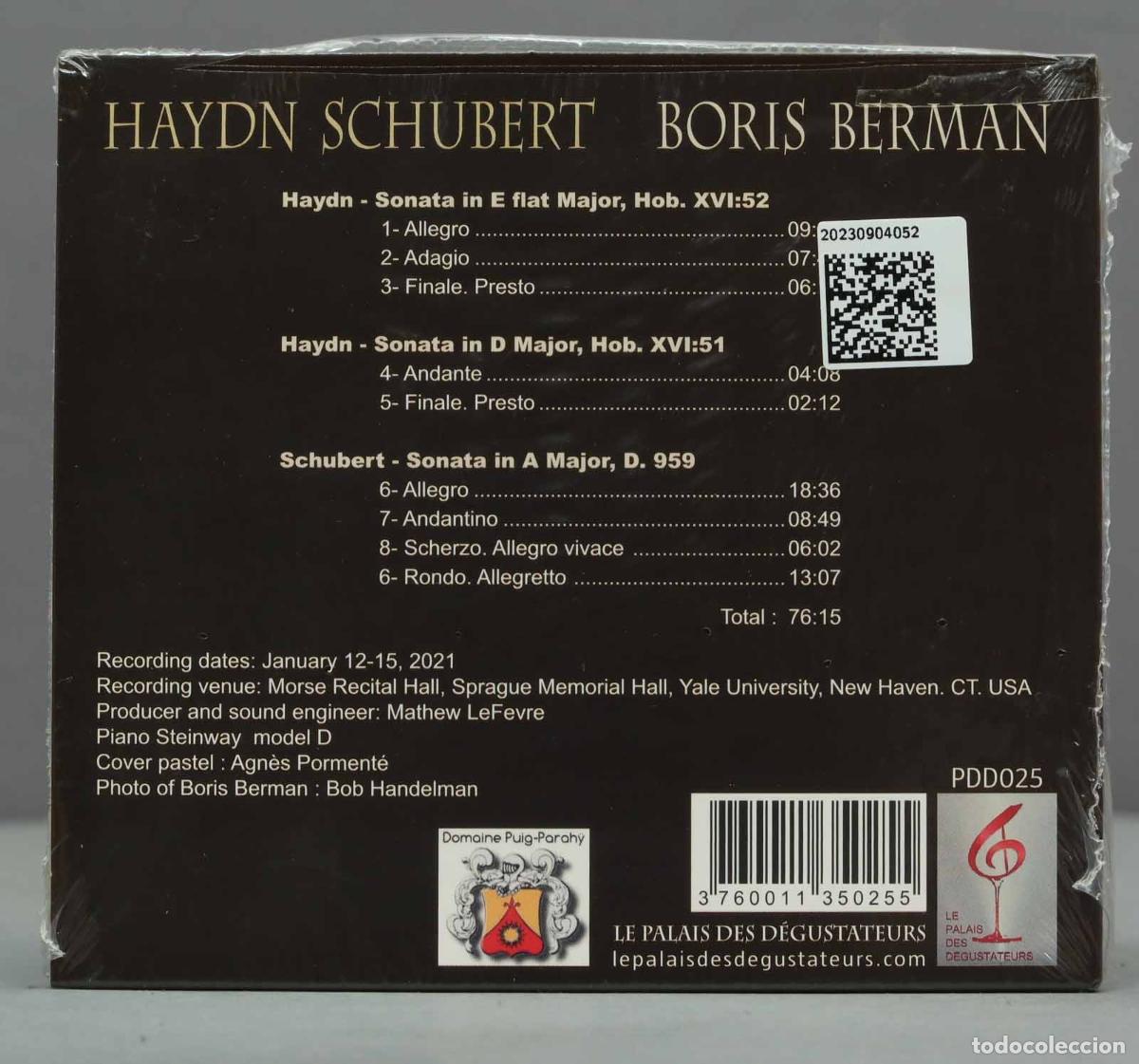 CDs de m&uacute;sica: CD. HAYDN SCHUBERT Boris Berman . PRECINTADO - Foto 2