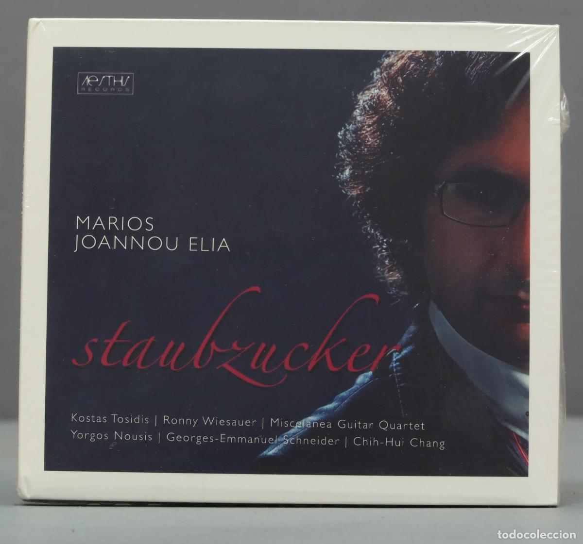 CD de M&uacute;sica: CD. Marios Joannou Elia &ndash; Staubzucker. PRECINTADO