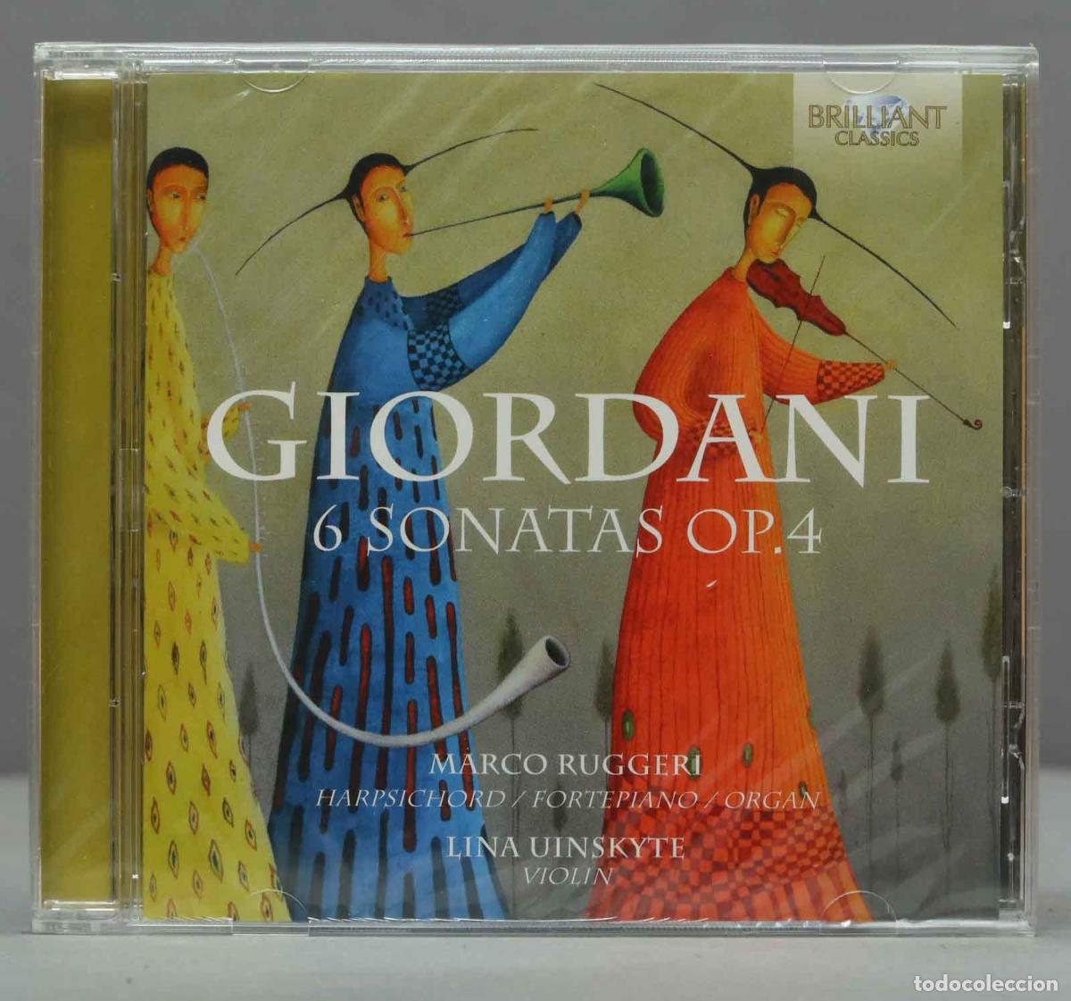 CD de M&uacute;sica: CD. Giordani 6 Sonatas Op 4 Marco Ruggeri. PRECINTADO