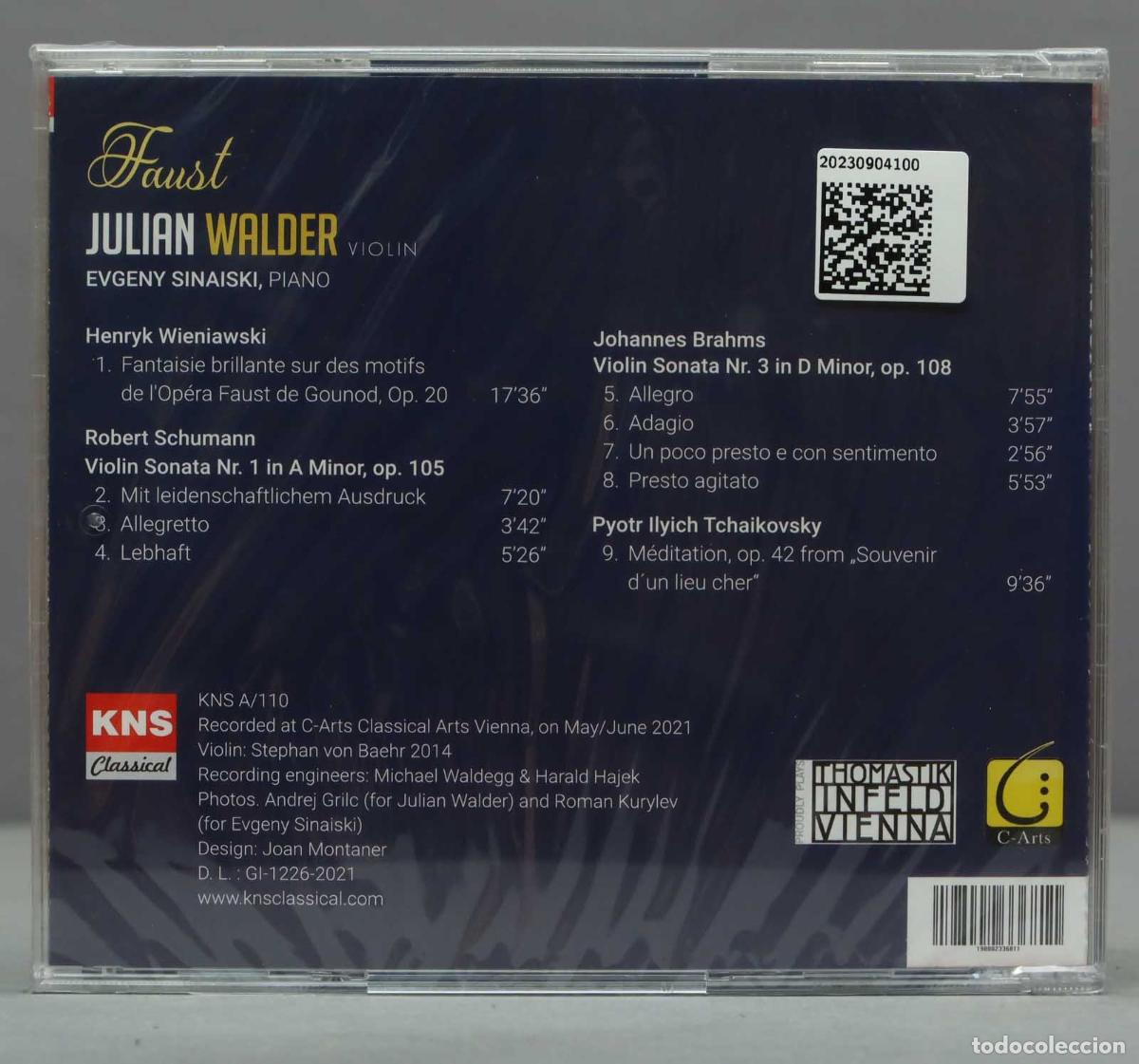 CDs de m&uacute;sica: CD. WALDER VIOLIN FAUST . PRECINTADO - Foto 2