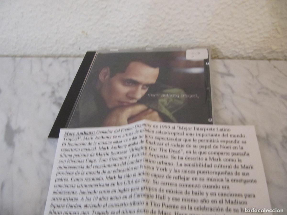 CDs de m&uacute;sica: MARC ANTHONY - TRAGEDY ( CD SINGLE PROMO CADENA 100) - Foto 1