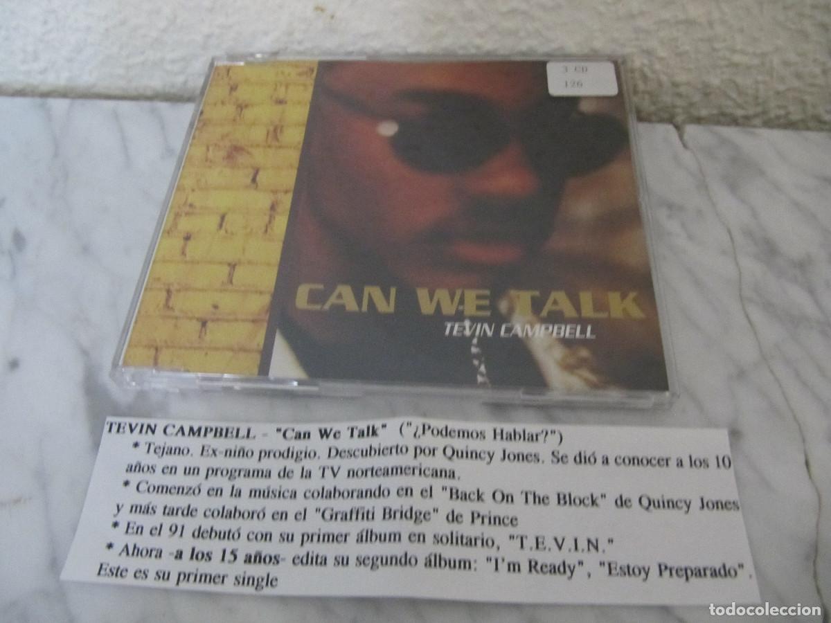 CDs de m&uacute;sica: Tevin Campbell - can we talk. Cd single CADENA 100 - Foto 1