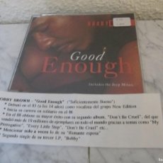CDs de Música: BOBBY BROWN-GOOD ENOUGH CD SINGLE CADENA 100