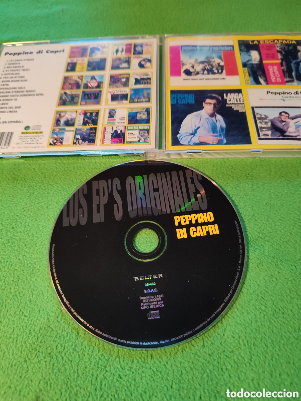 CDs de m&uacute;sica: Peppino di Capri - Los Eps originales - Foto 2