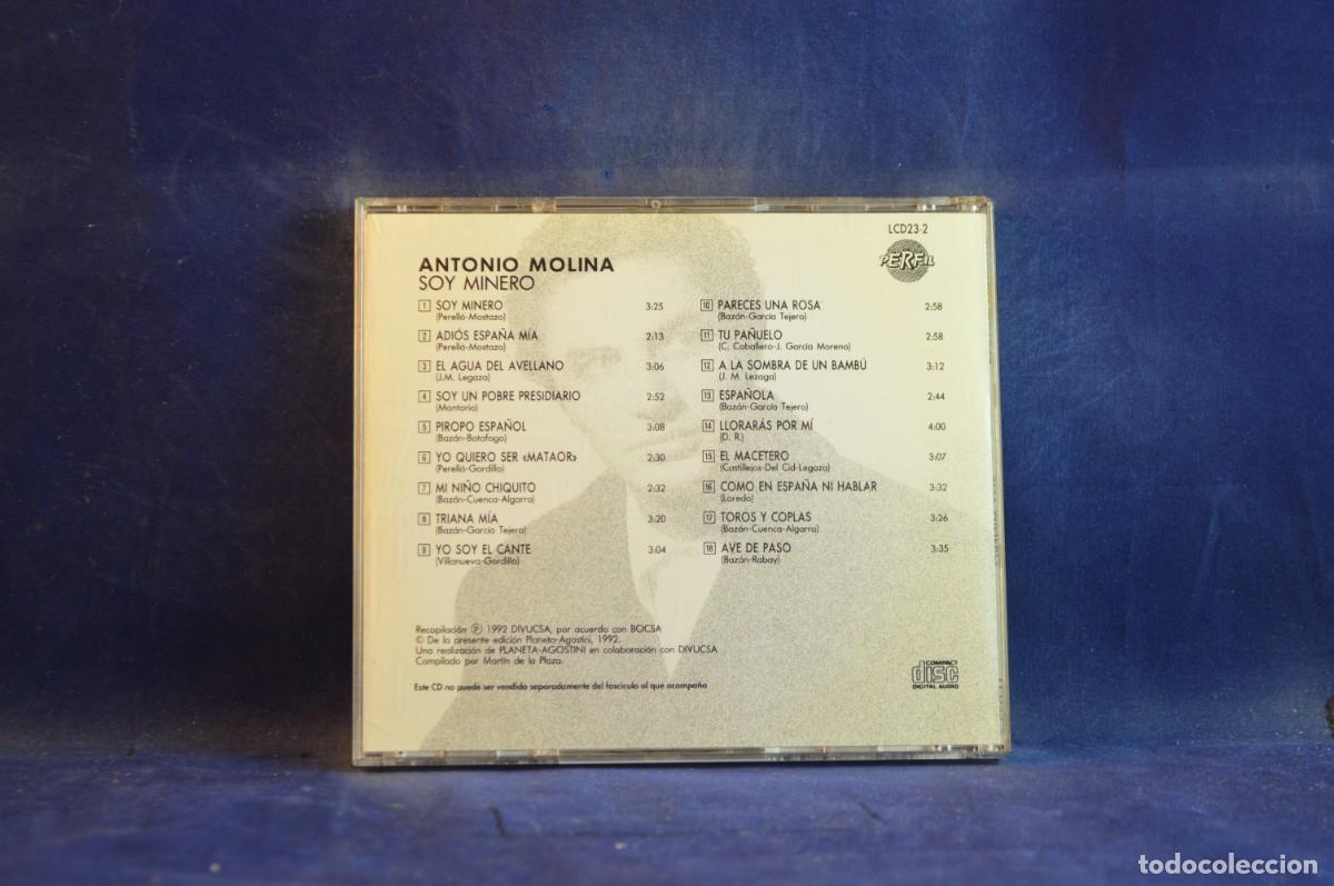 CDs de m&uacute;sica: ANTONIO MOLINA - SOY MINERO - CD - Foto 2