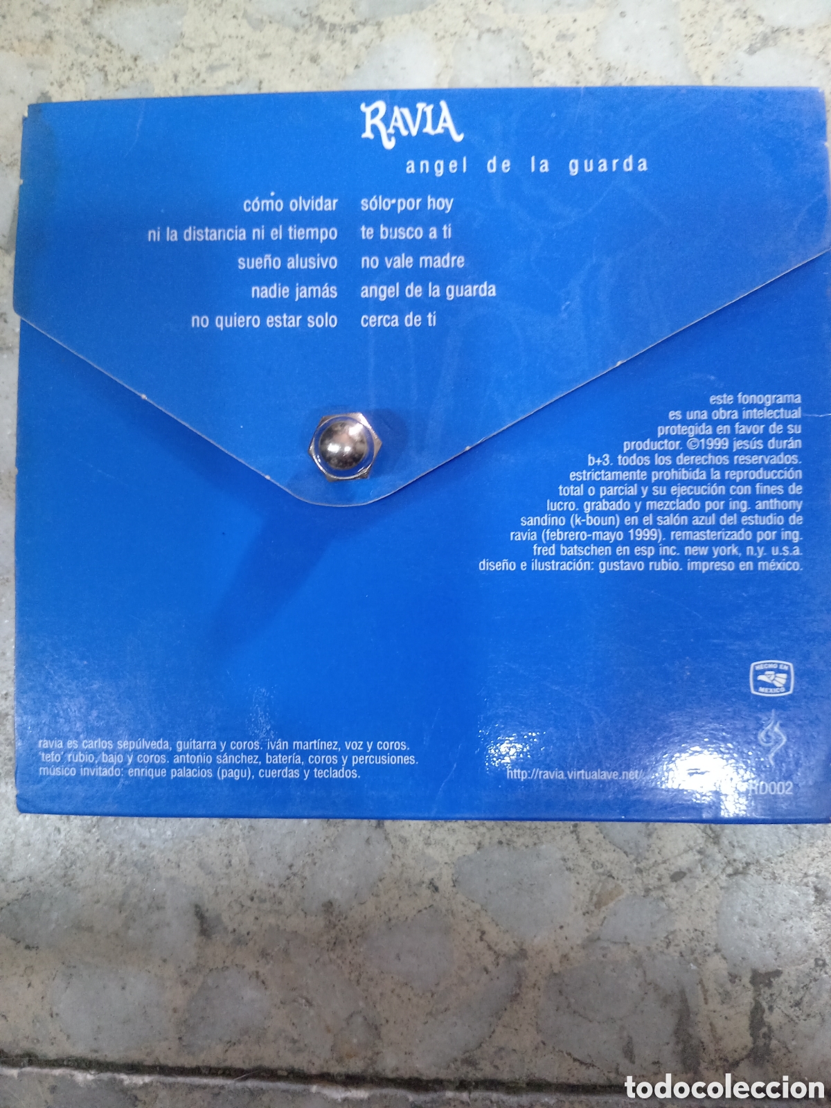 CDs de m&uacute;sica: CD RAVIA ANGEL DE LA GUARDA - Foto 2