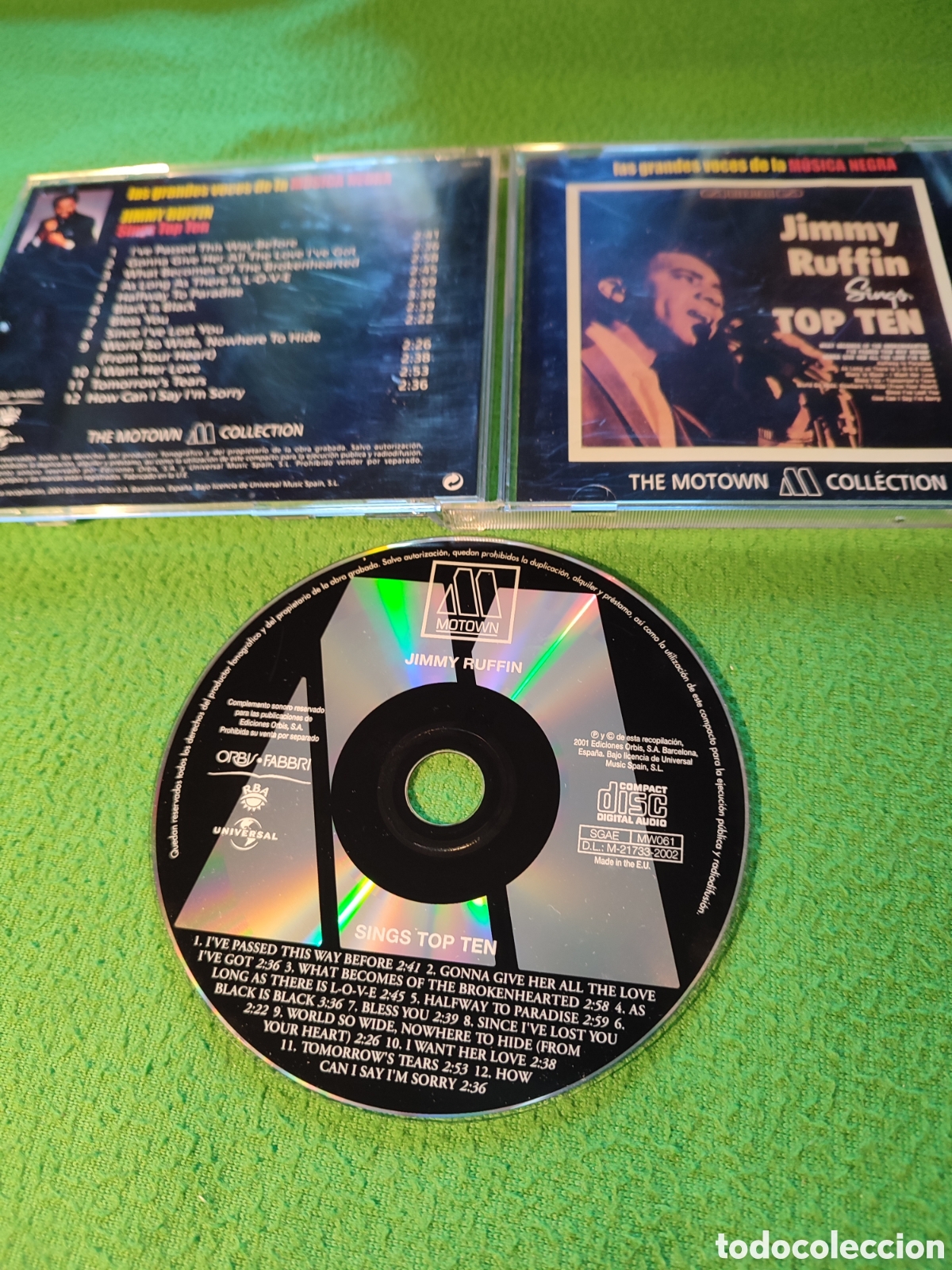CDs de m&uacute;sica: Jimmy Ruffin -Sings top ten - Foto 2