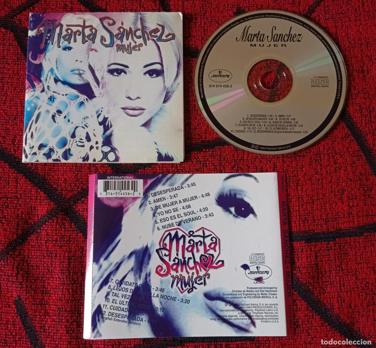CDs de m&uacute;sica: MARTA SANCHEZ Mujer CD ORIGINAL USA - Foto 1