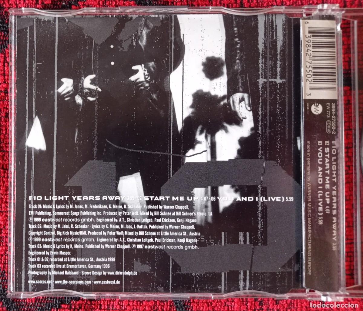 CDs de m&uacute;sica: SCORPIONS ** 10 Light Years Away ** CD ORIGINAL 1999 - Foto 2