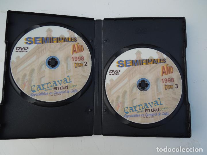 CDs de m&uacute;sica: CARNAVAL DE CADIZ -SEMIFINALES 1998 - DISCO 2-DISCO 3 - DVD - Foto 2