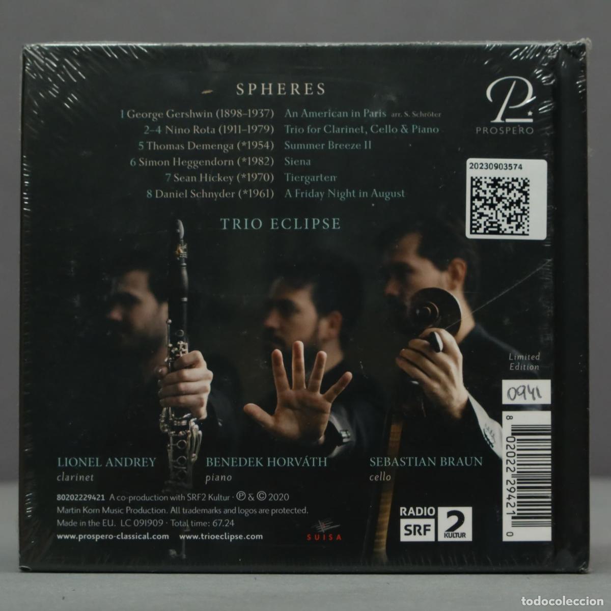 CDs de m&uacute;sica: CD. George Gershwin Trio Eclipse: Spheres. PRECINTADO - Foto 2