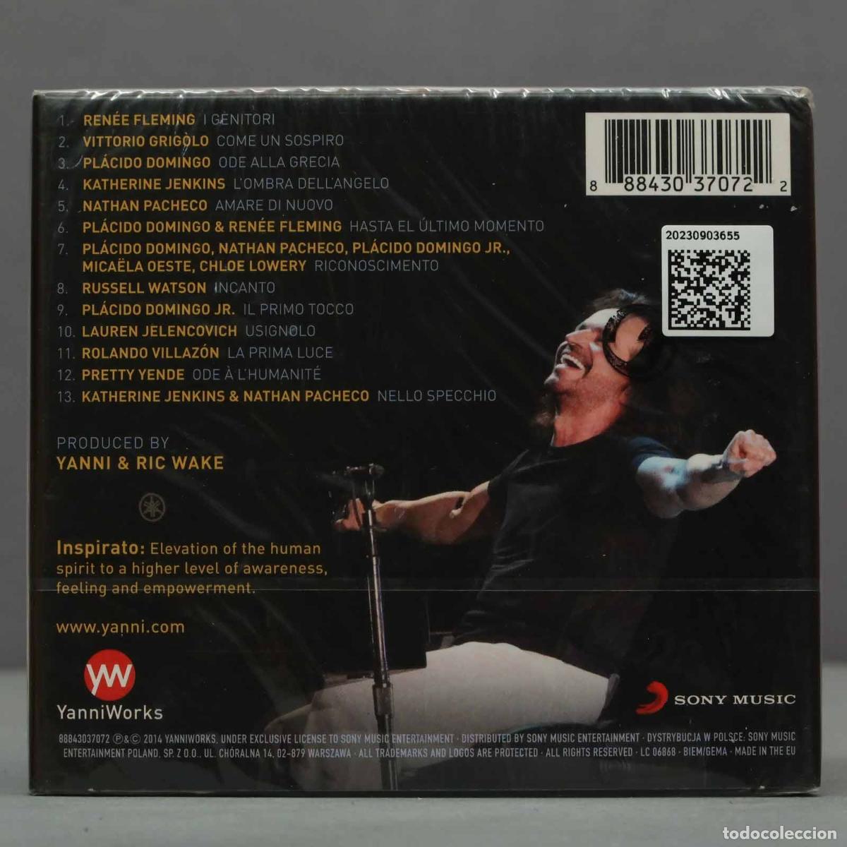CDs de m&uacute;sica: CD. YANNI. INSPIRATO. PRECINTADO - Foto 2