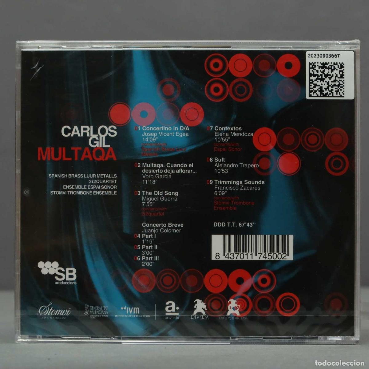 CDs de m&uacute;sica: CD. CARLOS GIL. MULTAQA. PRECINTADO - Foto 2
