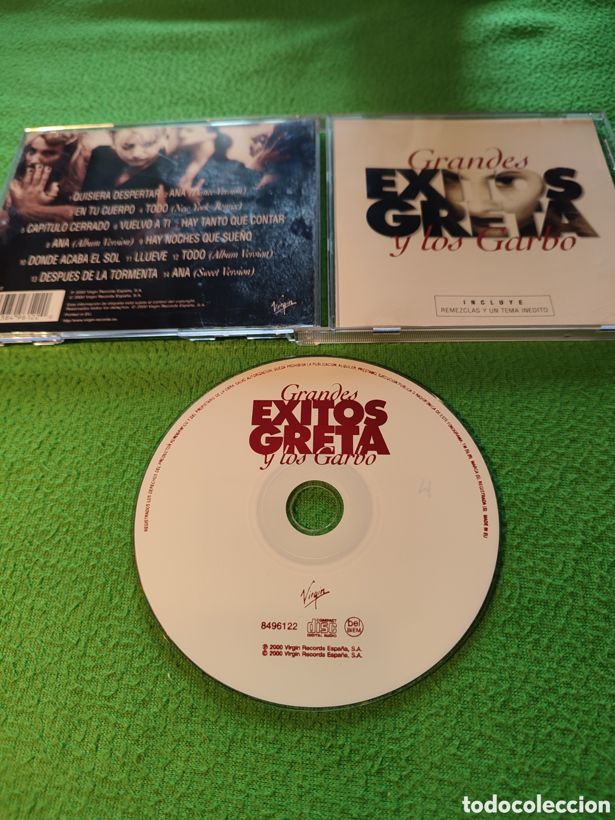 CDs de m&uacute;sica: Greta y los Garbos - &Eacute;xitos Greta - Foto 2