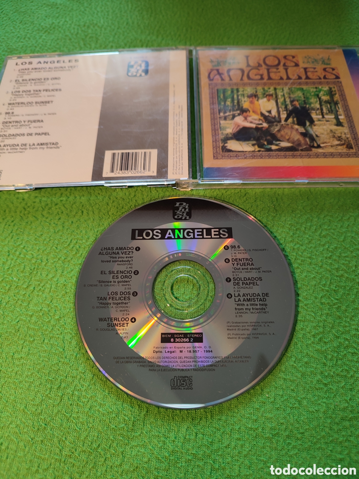 CDs de m&uacute;sica: Los &Aacute;ngeles - Same Edici&oacute;n 1994 - Foto 2