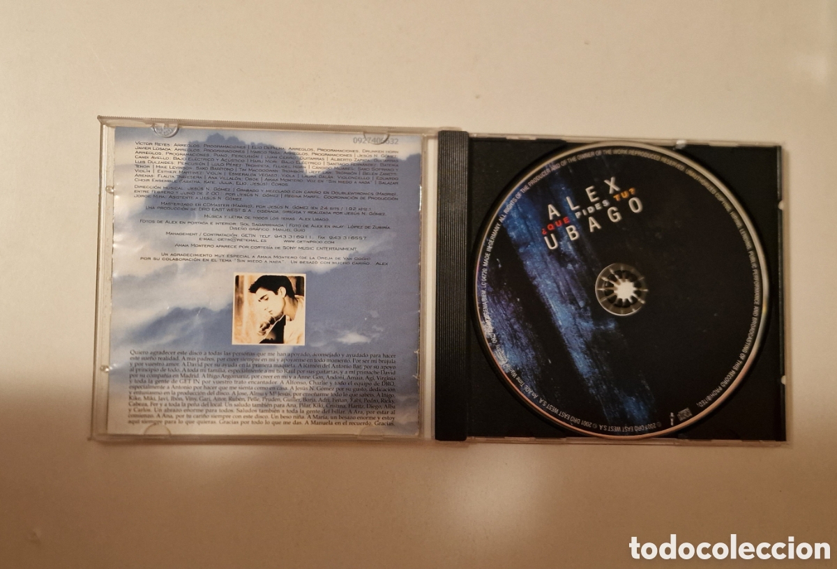 CDs de m&uacute;sica: CD Alex Ubago - Foto 3