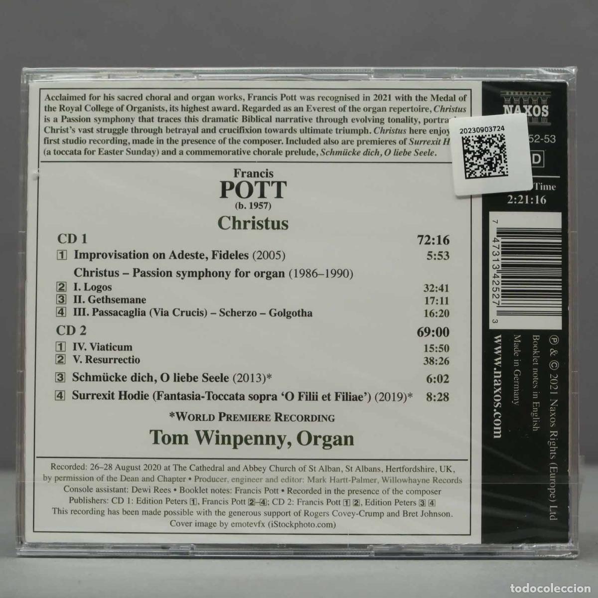 CDs de m&uacute;sica: CD. TOM WINPENNY - POTT PASSION SYMPHONY. PRECINTADO - Foto 2