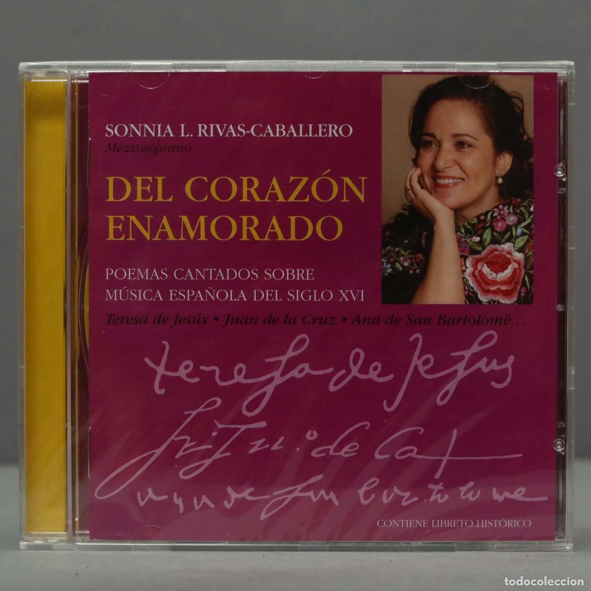 CDs de m&uacute;sica: CD. del corazon enamorado. poemas cantandos sobre musica espa&ntilde;ola del siglo xvi. PRECINTADO