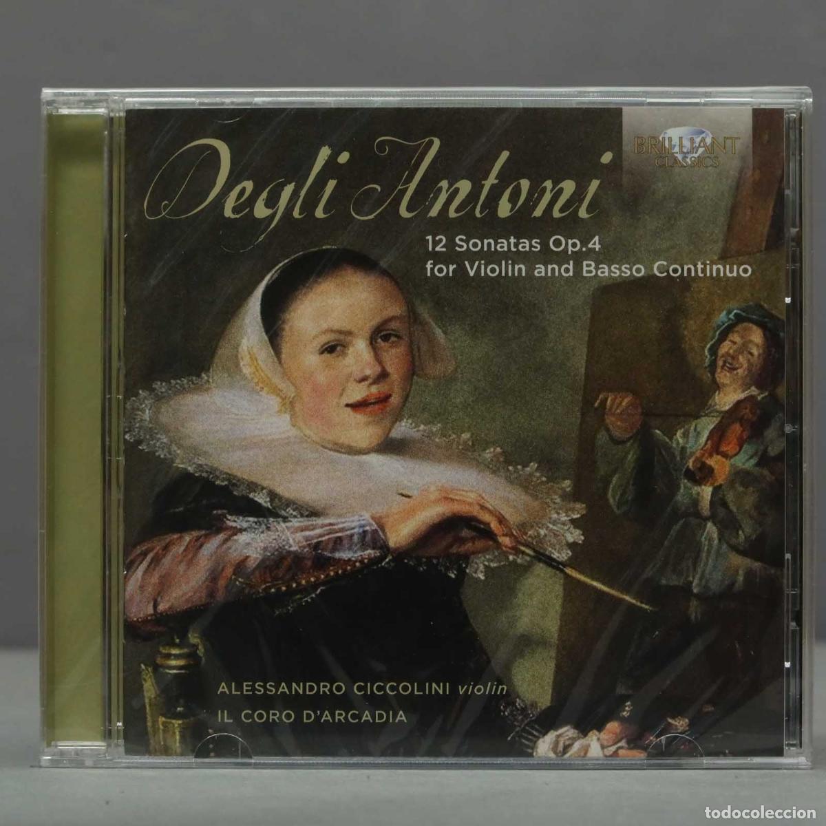CDs de M&uacute;sica: CD. Coro Darcadia - Degli Antoni: 12 Sonatas For Violin And Basso Continuo . PRECINTADO