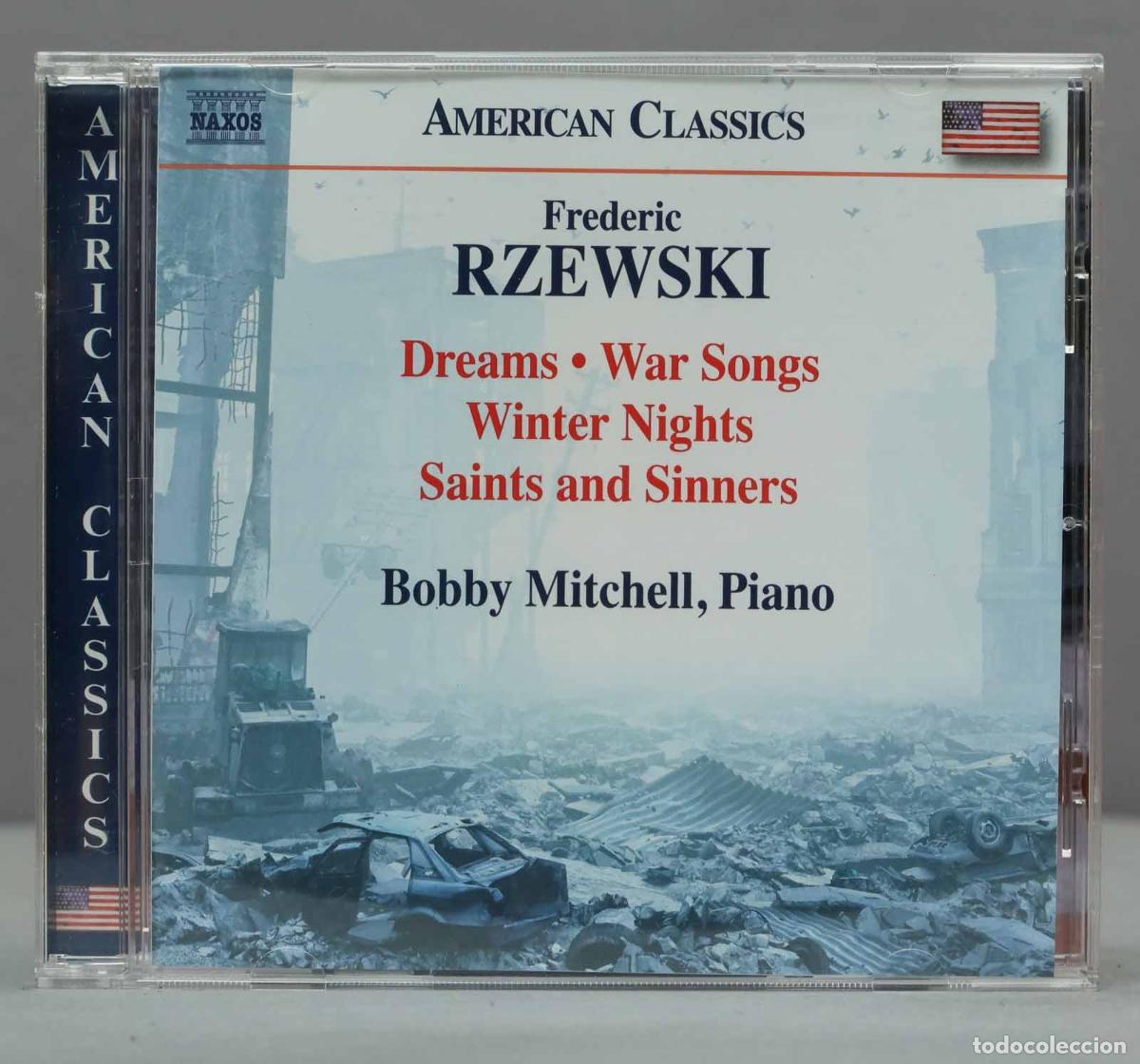 CDs de m&uacute;sica: CD. BOBBY MITCHELL - FREDERIC RZEWSKI DREAMS WAR - Foto 1